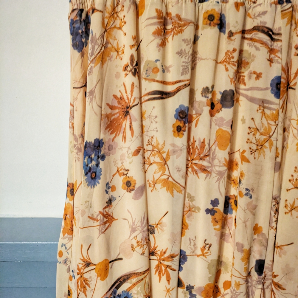 Floral Cream Maxi Dress - Picture 3 of 3